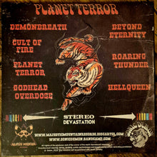 Charger l'image dans la galerie, Album cover with tiger illustration and text on a dark background