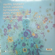 Load image into Gallery viewer, Album cover with floral design and text on a light blue background