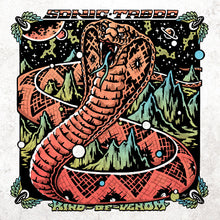 Load image into Gallery viewer, Illustration of a snake with a mountainous landscape and space-themed elements, featuring the text 'Sonic Tadpo'.