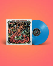 Load image into Gallery viewer, Vinyl record with a colorful cover featuring a snake design on an orange gradient background