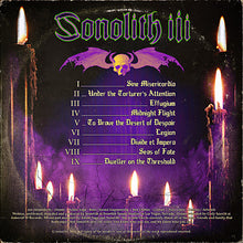 Cargar imagen en el visor de la galería, Sonolith - III back vinyl record cover artwork.
