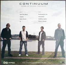 Cargar imagen en el visor de la galería, Album cover with four band members standing by a waterfront, featuring the title &#39;Continuum&#39; and tracklist.