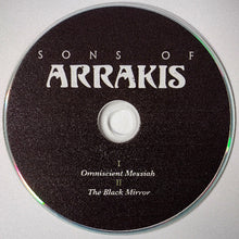 Load image into Gallery viewer, CD with 'Sons of Arrakis' text on a gray background