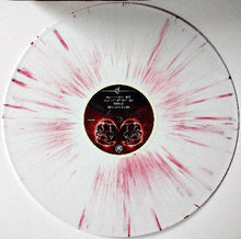 Load image into Gallery viewer, Vinyl record with red and white abstract design on a white background