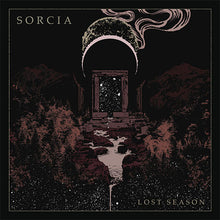 Load image into Gallery viewer, Album cover for &#39;Lost Season&#39; by Sorcia with a mystical landscape and archway.