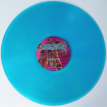 Charger l&#39;image dans la galerie, Turquoise vinyl record with a pink label featuring &#39;Spacelord&#39; on a white background