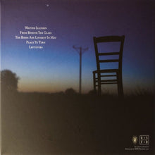 Cargar imagen en el visor de la galería, Album cover with silhouette of a chair and person, text on a dark background
