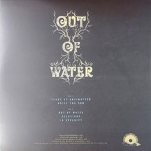 Charger l&#39;image dans la galerie, Album cover with &#39;Out of Water&#39; text and tree design on a gray background