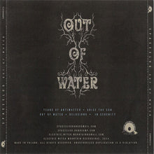 Load image into Gallery viewer, Album cover with 'Out of Water' text and tree-like design on a dark background