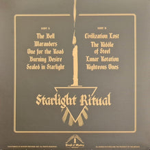 Cargar imagen en el visor de la galería, Album cover for &#39;Starlight Ritual&#39; with gold text and design on a brown background
