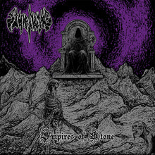 Charger l'image dans la galerie, Album cover with a dark, gothic scene featuring a figure on a throne and text.
