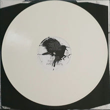 Load image into Gallery viewer, Vinyl record with a black and white design on a white label