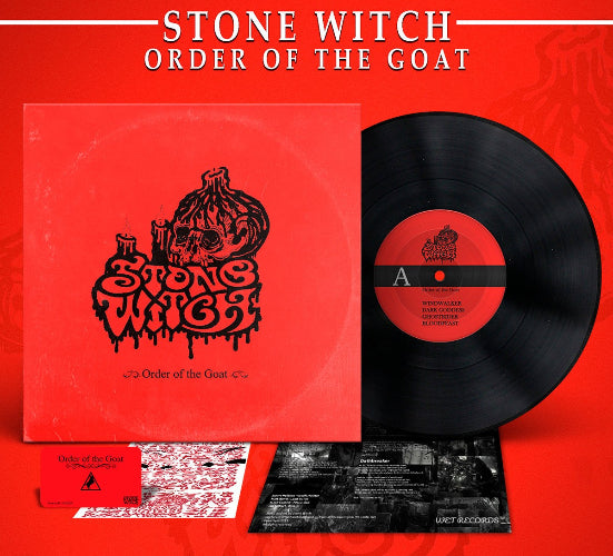 Stone Witch - Order Of The Goat black vinyl record.