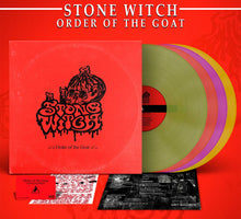 Load image into Gallery viewer, Stone Witch - Order Of The Goat colored vinyl record.