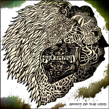Cargar imagen en el visor de la galería, Original artwork for Stonekind album 'Spirit Of The Void', featuring a stylized, abstract design with a central human-like figure and intricate patterns.