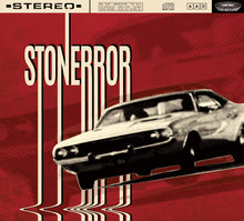 Cargar imagen en el visor de la galería, Album cover with a car and text on a red background