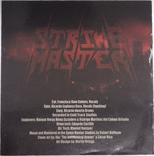Cargar imagen en el visor de la galería, Album cover with &#39;Strike Master&#39; text in red and black, featuring technical credits on a dark background.