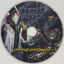 Charger l&#39;image dans la galerie, CD cover for &#39;Strike Master&#39; with a person in a gas mask and text &#39;Vicious Nightmare&#39;.