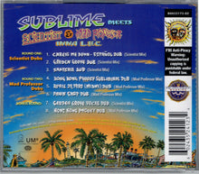 Load image into Gallery viewer, Sublime - Meets Scientist And Mad Professor Inna L.B.C. back compact disc cover artwork.