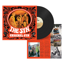 Load image into Gallery viewer, Vinyl record with red cover featuring a group of people and text 'The Syn Original Syn'.