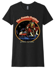 Load image into Gallery viewer, The Cosmic Peddler - Female T-Shirt:  Watcha Peddlin (Black)
