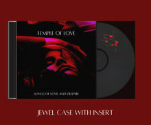 Cargar imagen en el visor de la galería, Temple Of Love - Songs Of Love And Despair compact disc.