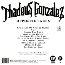 Cargar imagen en el visor de la galería, Thadeus Gonzalez - Opposite Faces back vinyl record cover.