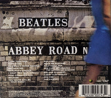 Load image into Gallery viewer, The Beatles - Abbey Road back compact disc cover artwork.