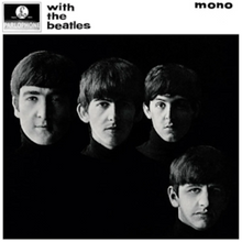 Charger l'image dans la galerie, The album cover of 'With the Beatles' by the Beatles, featuring a black and white photograph of the band members.