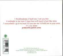 Load image into Gallery viewer, The Black Keys - Thickfreakness back compact disc cover artwork.