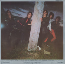 Cargar imagen en el visor de la galería, Album cover with five people leaning against a tree at night