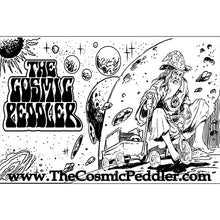 Load image into Gallery viewer, The Cosmic Peddler - Vintage Main Image Vinyl Sticker.