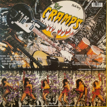 Cargar imagen en el visor de la galería, Vinyl record cover for The Cramps with guitars and dancers.
