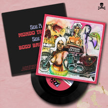 Cargar imagen en el visor de la galería, The Death Wheelers - Mondo Trasho black vinyl record.