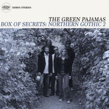 Load image into Gallery viewer, Album cover for 'Box of Secrets: Northern Gothic 2' by The Green Pajamas with a group of people standing in a stone passage.