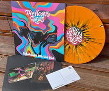 Cargar imagen en el visor de la galería, Albump cover art for The Heavy Crawls - Searching For The Sun featuring a colorful abstract design with swirls and human-like figures.