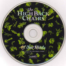 Load image into Gallery viewer, CD with 'The High Back Chairs' design on a black background