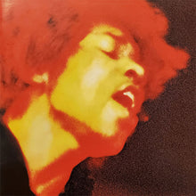 Load image into Gallery viewer, Surrealistic portrait with a red and yellow color scheme on a textured background