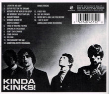 Load image into Gallery viewer, The Kinks - Kinda Kinks back compact disc cover artwork.