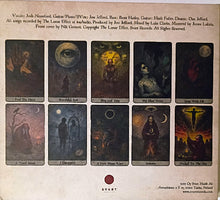Charger l'image dans la galerie, Album cover with dark, artistic illustrations and text on a beige background
