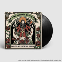 Load image into Gallery viewer, Vinyl record with 'The Lunar Effect' album cover featuring a central figure and decorative elements.