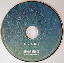 Charger l'image dans la galerie, CD label for 'Lunar Effect' by SVART Records with a blue and green design.