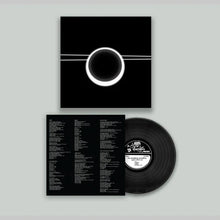 Cargar imagen en el visor de la galería, Vinyl record with black cover and white text on a gray background