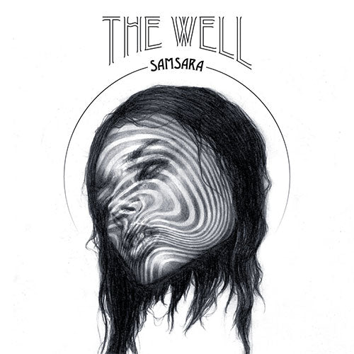 Album cover for 'The Well Samsara' with a stylized face and hair design.