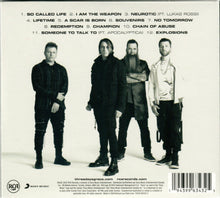 Cargar imagen en el visor de la galería, Three Days Grace - Explosions back compact disc cover artwork.