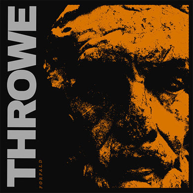 Album cover with a stylized portrait in orange on a black background, featuring the text 'THROWE' and 'FORFELD'.