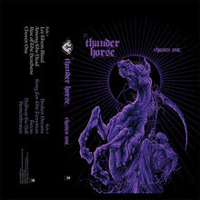 Load image into Gallery viewer, Album cover for 'Thunder Horse' with purple horse illustration on a black background