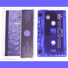 Load image into Gallery viewer, Two cassette tapes, one clear with a purple label and the other blue with white text, on a blue background.