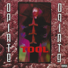 Cargar imagen en el visor de la galería, Album cover for &#39;Opiate&#39; by Tool with a central figure and red &#39;TOOL&#39; text on a textured background.