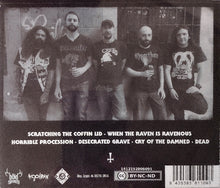 Cargar imagen en el visor de la galería, Group of five people wearing band t-shirts with album cover design.